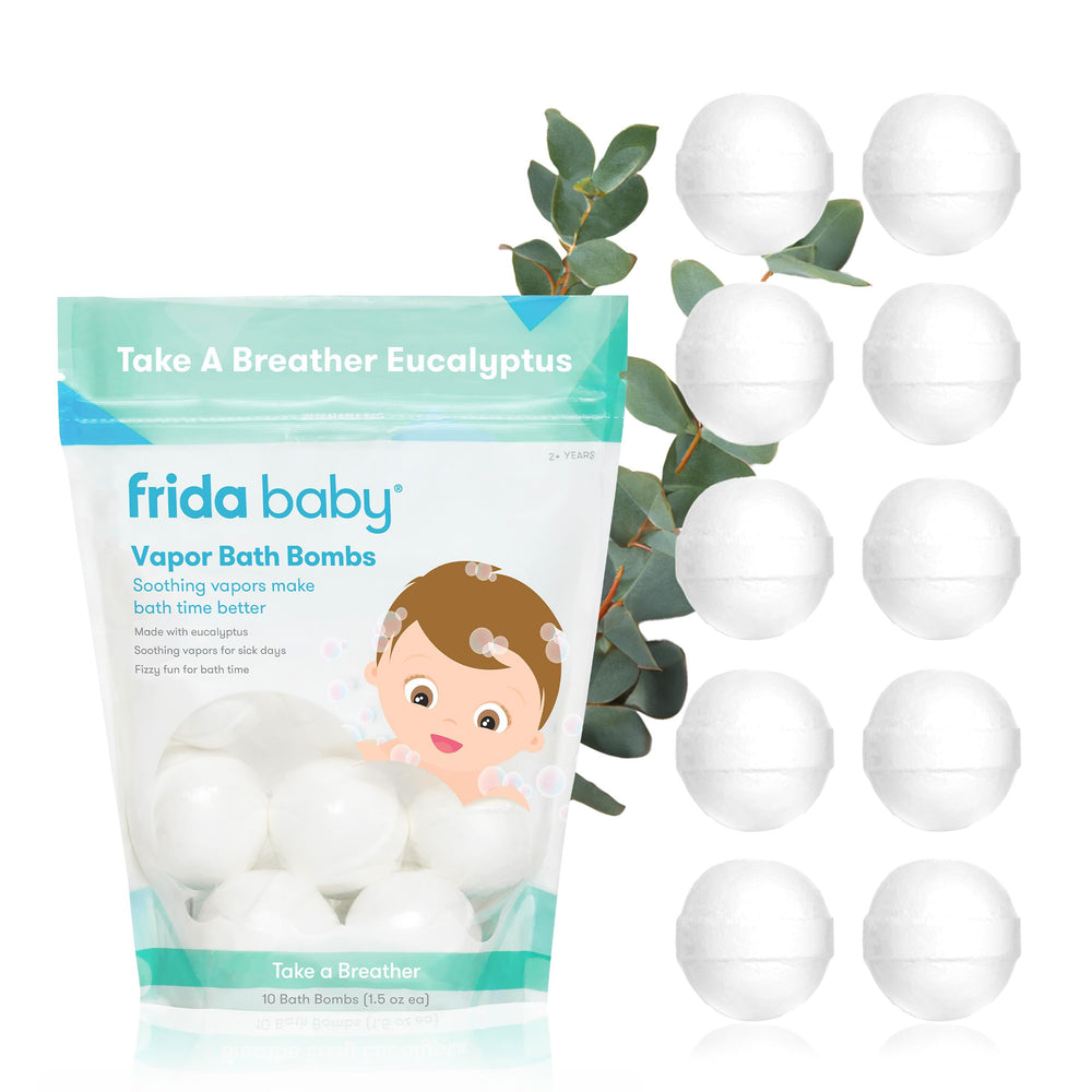 Frida Baby bomba de baño vapor eucalipto para baño relajante