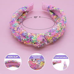 Diadema FROG SAC nudo con diseño juvenil para looks de moda.