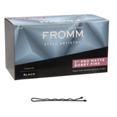 Fromm horquillas de 2 pulgadas mate negro para acabado discreto y duradero