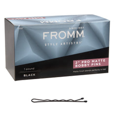 Fromm horquillas de 2 pulgadas mate negro para acabado discreto y duradero