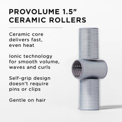 Fromm ProVolume heatless rollers provide targeted lift with minimal heat.