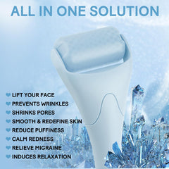 Fronnor Ice Roller targets the under-eye area to reduce puffiness.