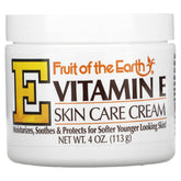 Fruit of the Earth Bogo Cream Vitamin-E 4oz jar – closeup for daily skin hydration
