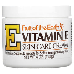Fruit of the Earth Bogo Cream Vitamin-E 4oz jar – closeup for daily skin hydration