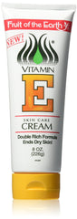 Fruit of the Earth Vitamin-E Cream Tube with 8 oz packaging supports smoother skin.