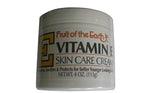 Fruit of the Earth Vitamin E Skin Care Cream bottle demonstrates versatile emollients for daily use.