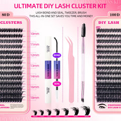 FTBZCF precision tweezer places clusters accurately for DIY lashes.