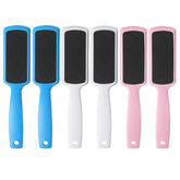 Fu Store Pedicure Foot Files dual-sided blue, white and pink rasp for smoother feet.