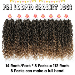 Fulcrum Goddess Locs 12in in T27 color for bold, natural-looking tones.