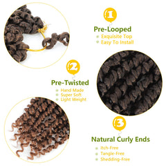 Fulcrum Passion Twist 8inch pack with crochet needle is ready to install.