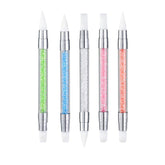 FULINJOY 5pcs nail sculpture pen with dual-ended tips for precise 3D designs