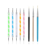 FULINJOY dotting pens with two-way tips for precise nail art dots and lines