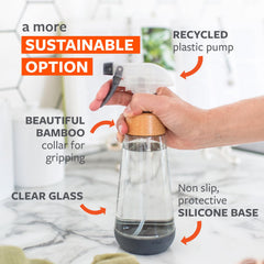 Full Circle Bottle Service mist spray setting for delicate surfaces