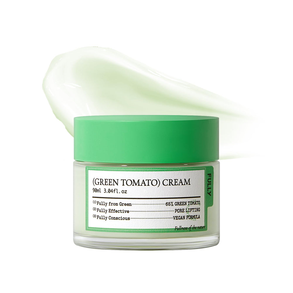 FULLY crema facial Tomate Verde 65% extracto, hidratación intensa para piel radiante