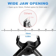 FUMAX long-handle toenail clippers designed to reduce effort for seniors.