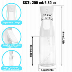 Fun Gift spray bottle continuous spray shown for hair and plants