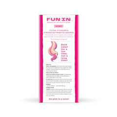 Fun In by Sun In temporary hair color tube shown for quick styling.