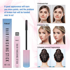 Funan Hair Feel Finishing Stick adds shine and smoothness to hair.