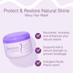 Function of Beauty aplicación en mechones para nutrir ondas.