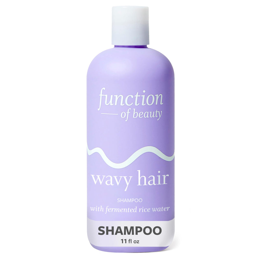 Function of Beauty Champú Ondulado, botella para limpieza suave y definición.