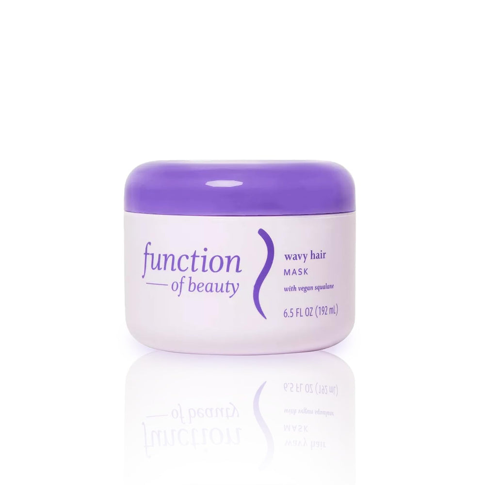Function of Beauty mascarilla para cabello ondulado en tarro, ondas suaves y definidas.