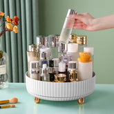 Funest makeup-perfume organizer with 360-degree rotation for easy access