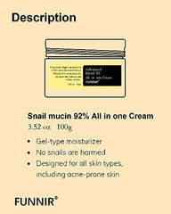 FUNNIR crema hidratante ligera con textura suave y rápida absorción.