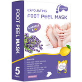 FUNNIR mascarilla exfoliante para pies, aplicación fácil para renovar la piel.
