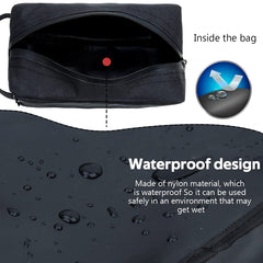 Funseed bag side view with handle for easy carrying.