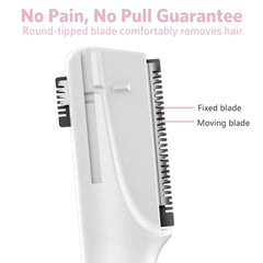 Funstant eyebrow trimmer dual blades for precise detailing