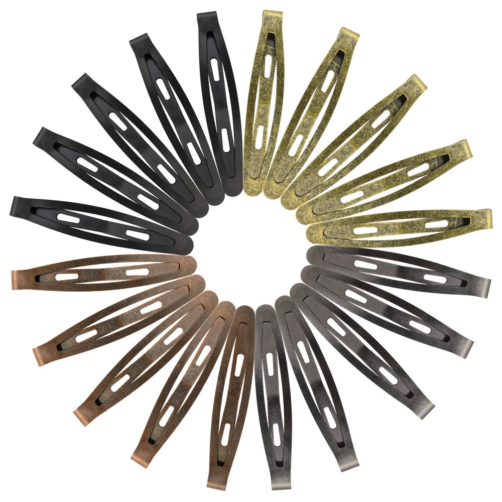 Funtopia oval metal contour hair clips offer durable daily hold for versatile styling.