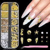 furtherpretty estrella de mar para uñas, brillo veraniego duradero para un diseño