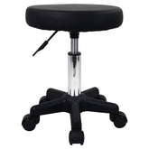FURWOO round rolling stool with cushioned seat for spa and salon comfort