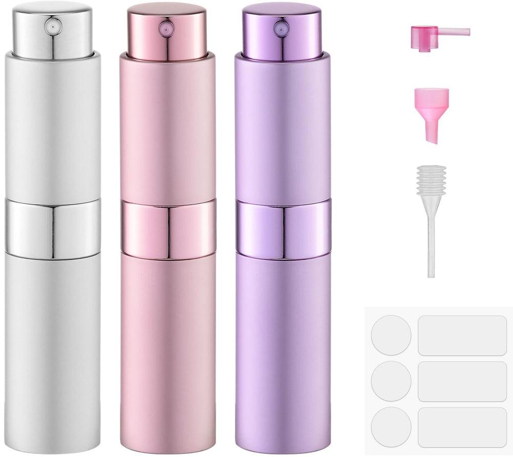 Fusupak 8ml travel atomizer showing compact refillable design for on-the-go fragrance needs.