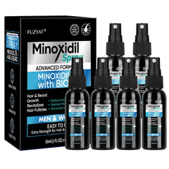 FUZYAT 5% Minoxidil spray bottle for men and women supports hair vitality.