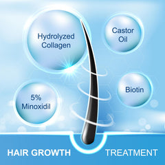 Applying FUZYAT Minoxidil spray on dry scalp for targeted coverage
