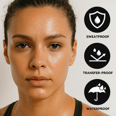 FV Matte Foundation matte finish on skin with even texture for a natural look.