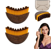 Fvaql dry brushing face brush front view with soft bristles for gentle contouring