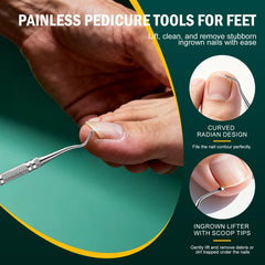 FVION stainless-steel nail file stays rust-resistant and durable