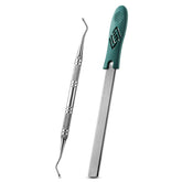 FVION coarse-grit toenail file for thick nails smooths edges
