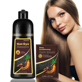 Packaging of Fvquhvo Herbal Light Brown Shampoo for easy storage
