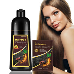 Packaging of Fvquhvo Herbal Light Brown Shampoo for easy storage