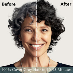 Fvquhvo Instant Black Hair Shampoo foam lather cleanses and colors in one step.