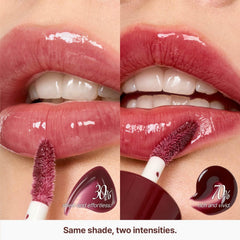 Fwee 3D Voluming Gloss 30-percent pigment offers a buildable sheer look.