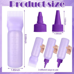 FXSPLCZ root comb bottle for oil or serum application at roots.