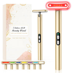 Fxtiaa red-light therapy wand for face with gentle glow on skin