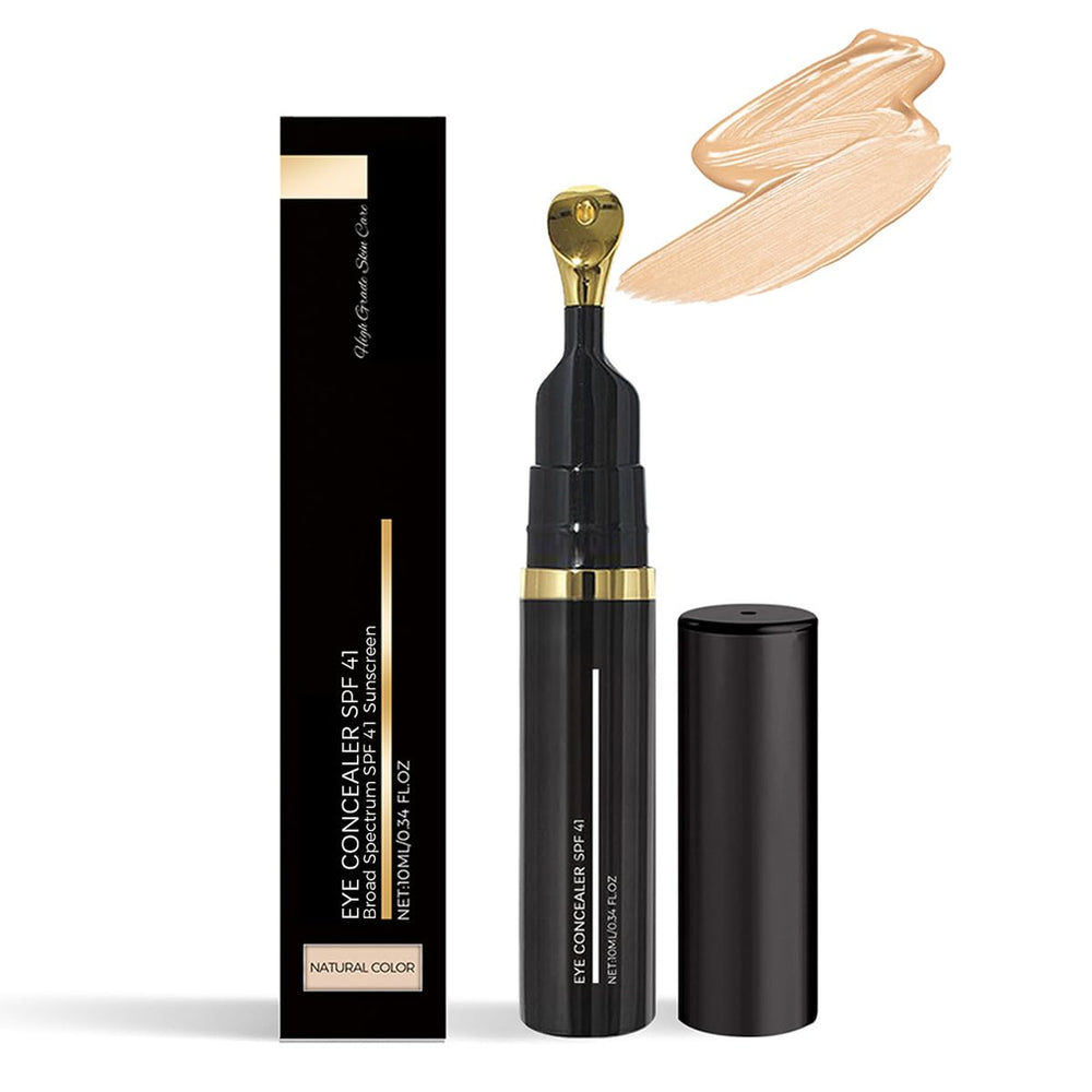 FYEBOO Corrector de Ojos SPF41 muestra cobertura rápida para ojeras.