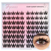 Fyonas lash clusters manga eyelash set 80pcs for dramatic anime looks