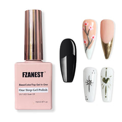 fzanest capa-base-gel-un-paso base duradera para uñas limpias
