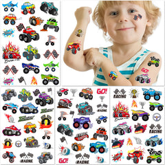 Gabizafia hot wheels tattoos sheet 2 creates racing accents on arms and faces